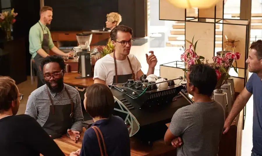 Busy Cafe