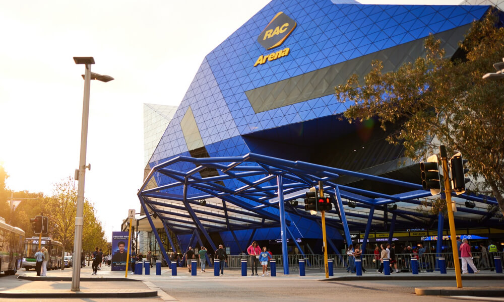 RAC Arena from the outside