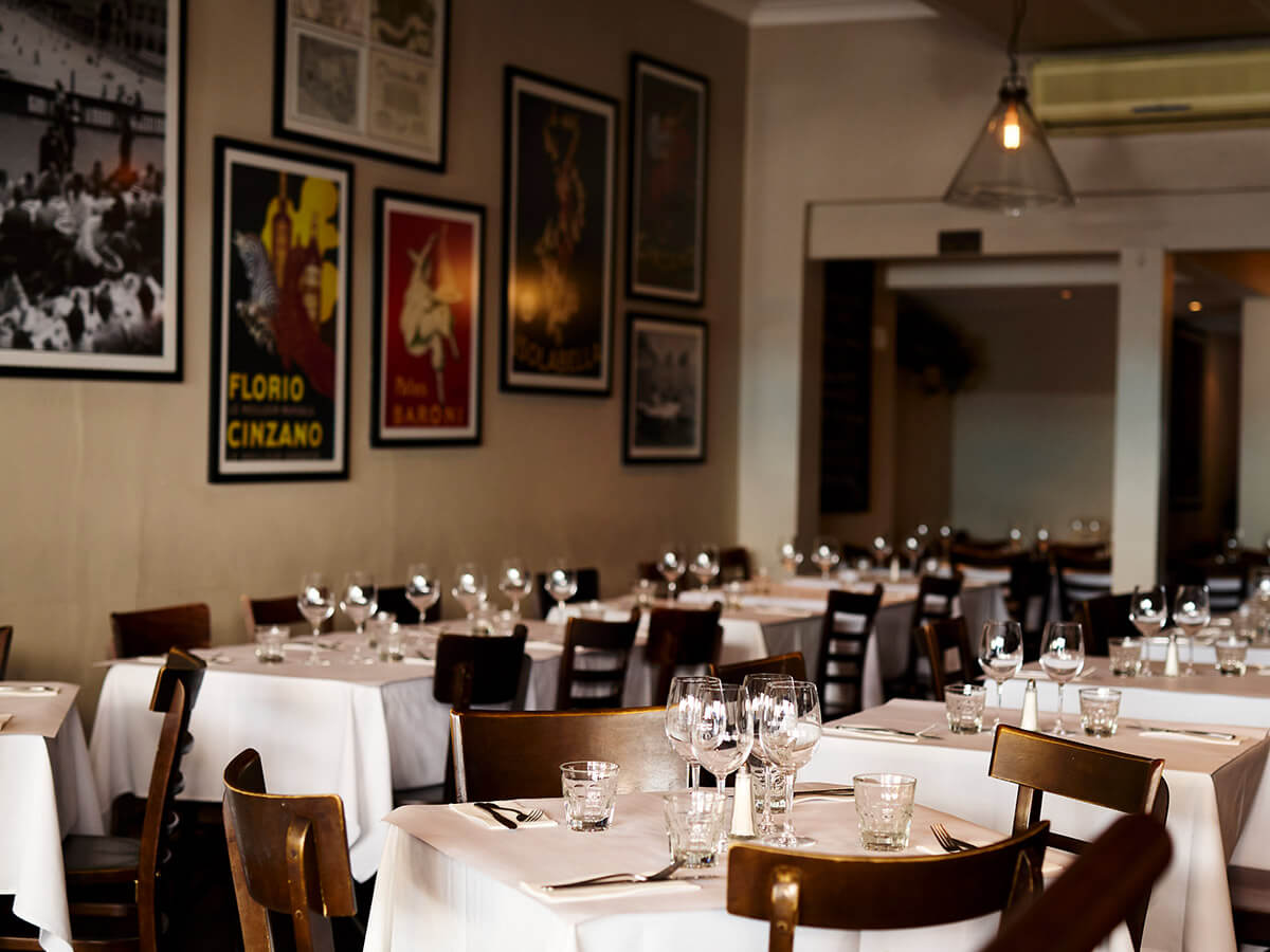 Fine dining restaurant ready for service