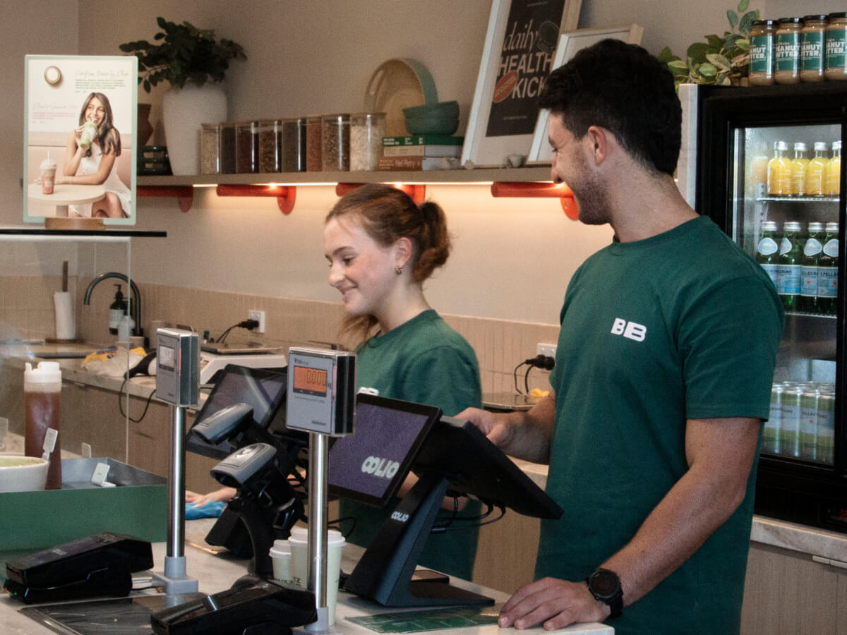 Staff working at a multi-location quick service venue