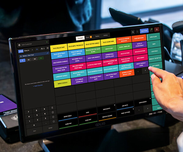Close up of Oolio POS