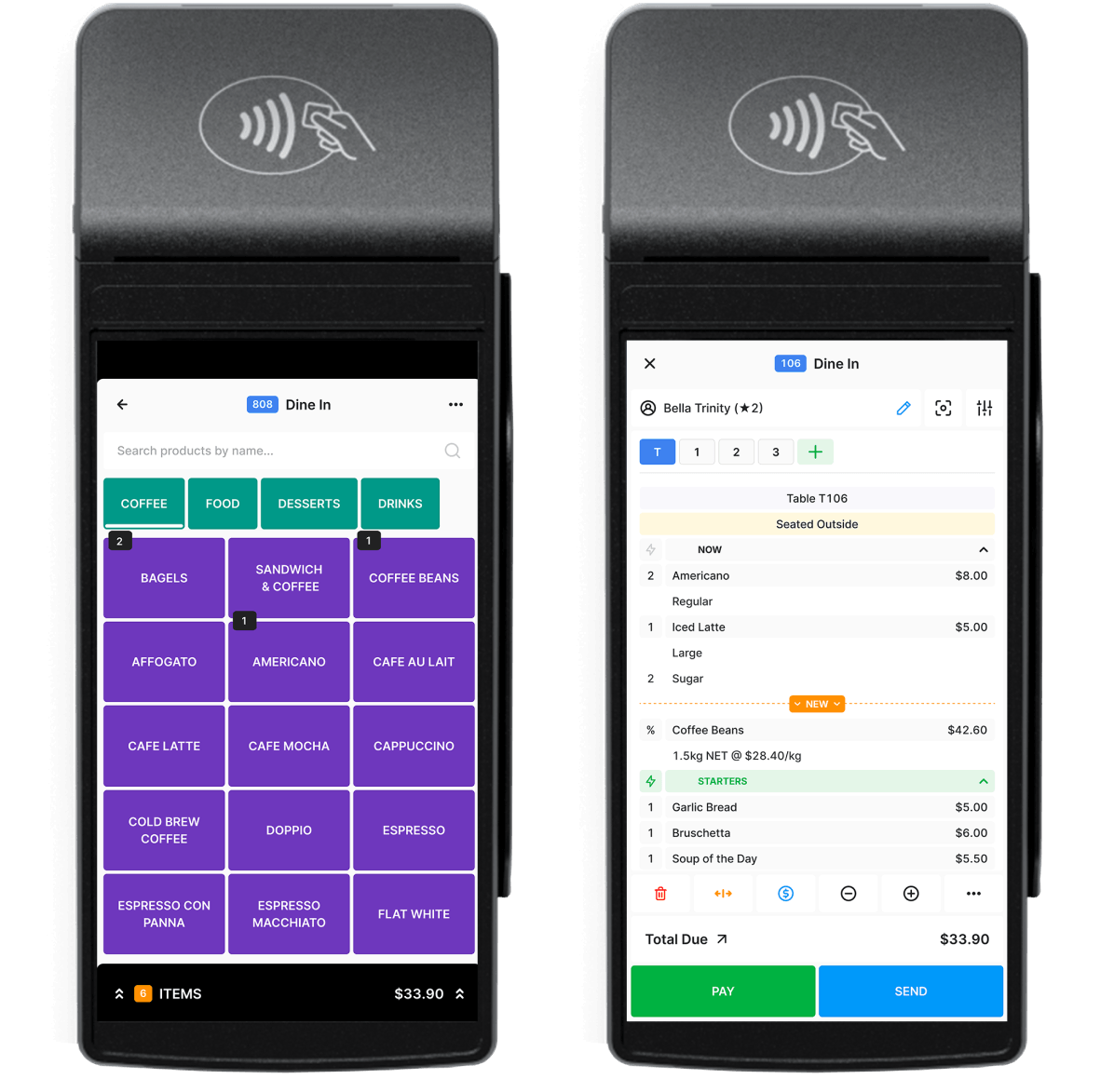Oolio mobile POS devices