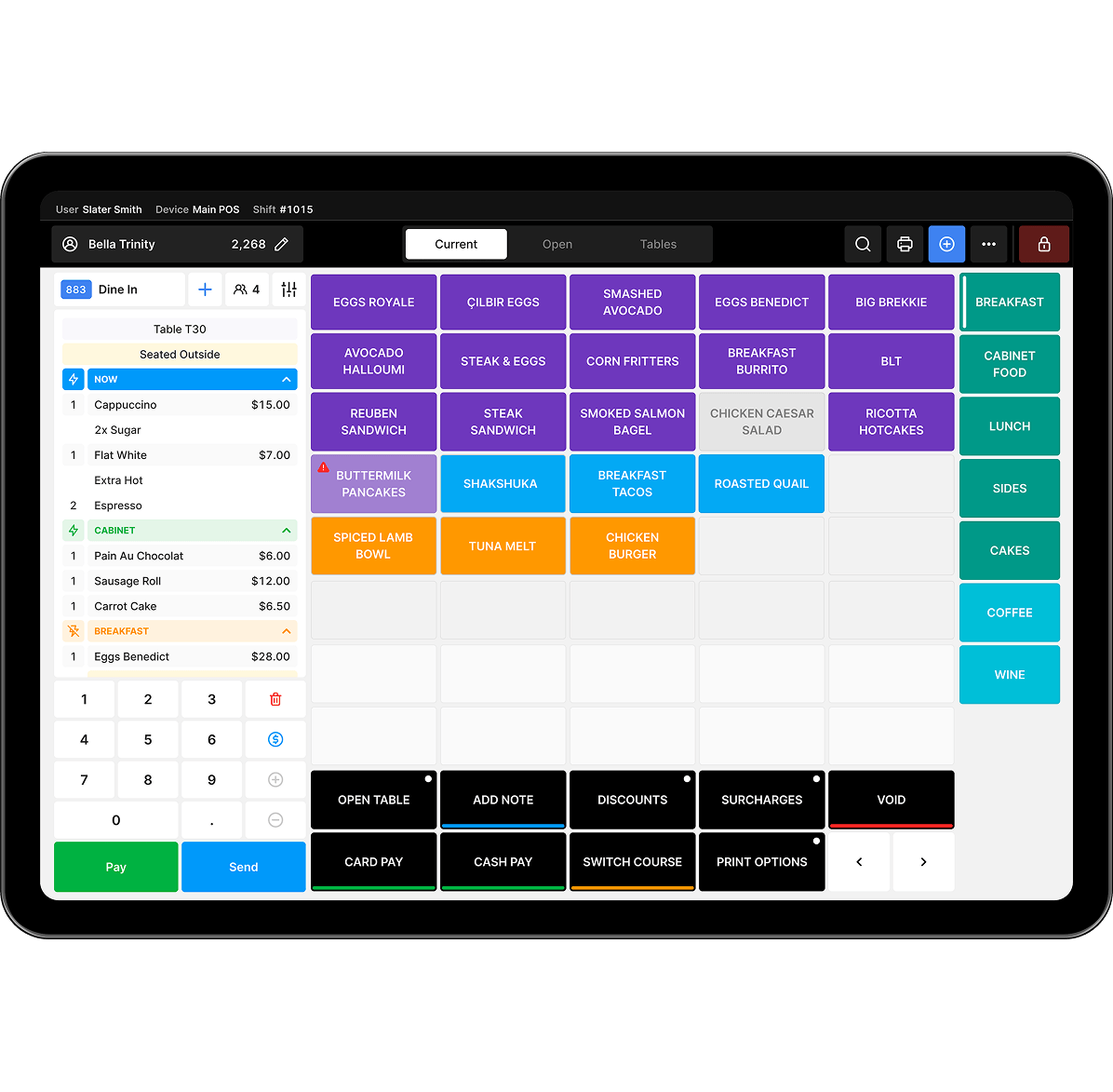 Oolio POS device